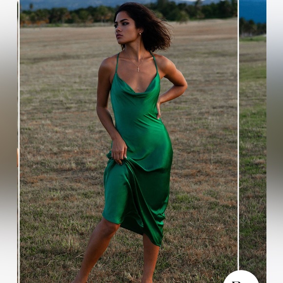 Rat & Boa Green Gigi dress - Picture 2 of 6